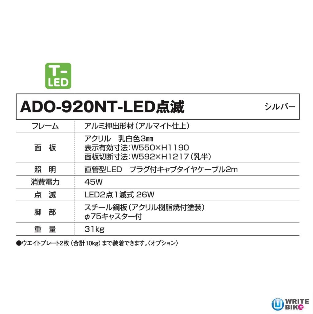 ADO-920NT-LED点滅　仕様